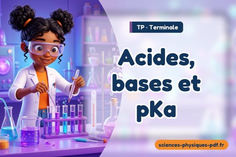Acides, bases et pKa : TP de sciences physiques en terminale – PDF gratuit à télécharger et imprimer