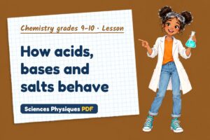 How acids, bases and salts behave