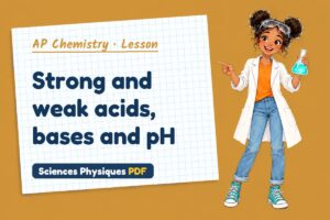 Strong and weak acids, bases and pH