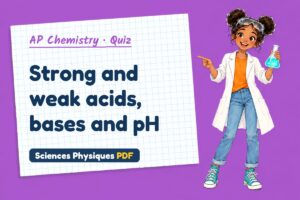 Strong and weak acids, bases and pH