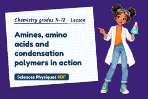 Amines, amino acids and condensation polymers in action