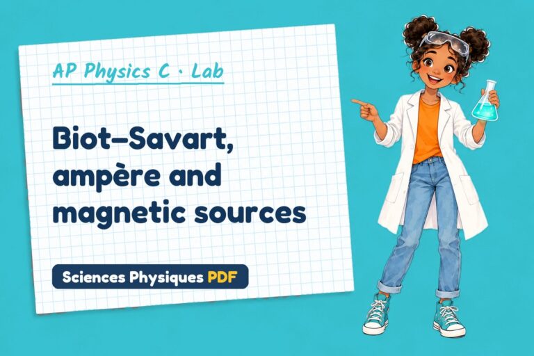 Ampère’s law lab for AP Physics C: practical with sample results (free PDF download)