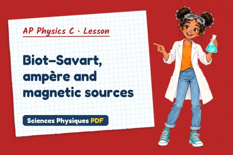 Ampère’s law notes and lesson for AP Physics C (free PDF download)