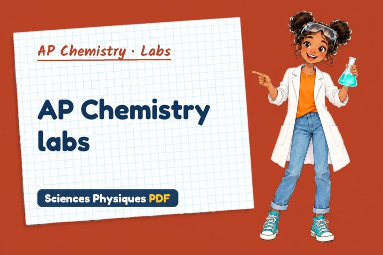AP Chemistry labs with sample results and answers (free PDF download)