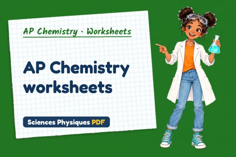 AP Chemistry worksheets with answers (free PDF download)