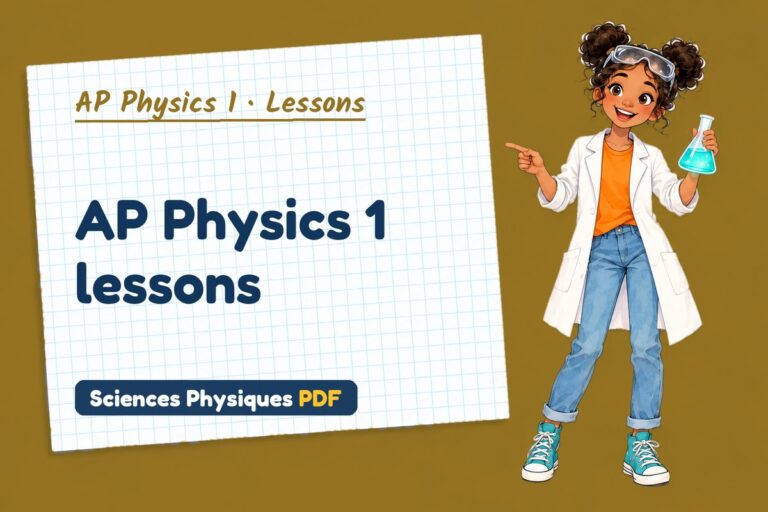 AP Physics 1 lessons and notes (free PDF download)
