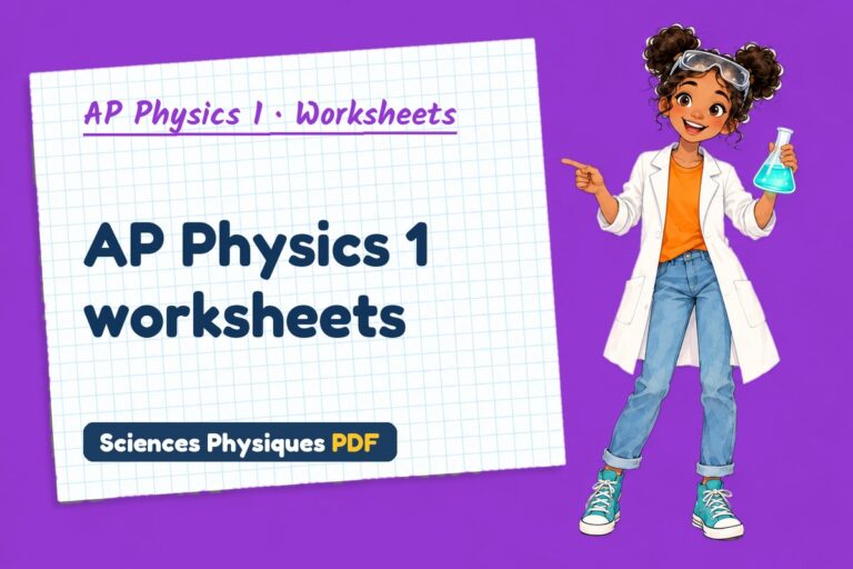AP Physics 1 worksheets with answers (free PDF download)