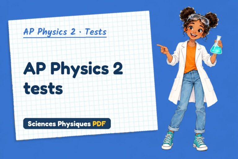 AP Physics 2 tests with mark schemes (free PDF download)
