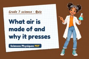 What air is made of and why it presses