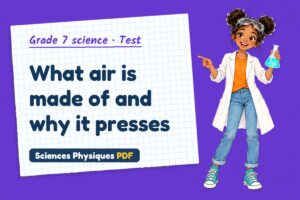 What air is made of and why it presses