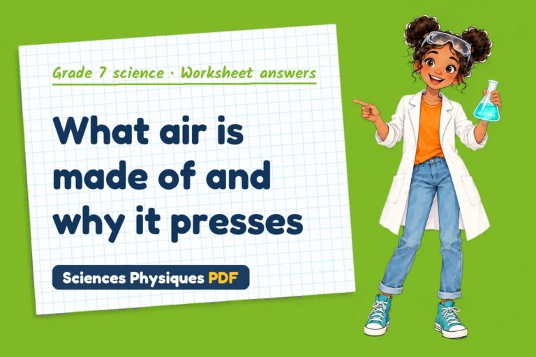 Atmospheric pressure worksheet answers for grade 7 science (free PDF download)