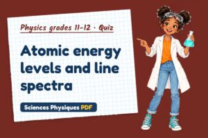 Atomic energy levels and line spectra