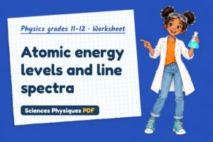 Atomic energy levels and line spectra