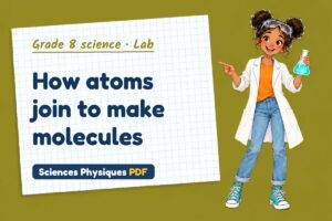 How atoms join to make molecules
