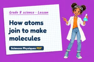How atoms join to make molecules