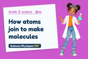 How atoms join to make molecules