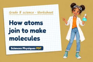 How atoms join to make molecules