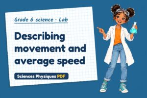 Describing movement and average speed
