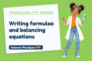 Writing formulae and balancing equations