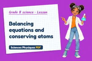 Balancing equations and conserving atoms