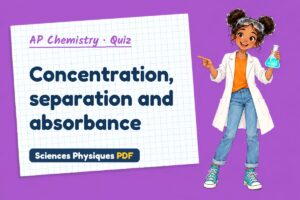 Concentration, separation and absorbance