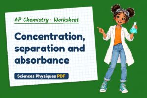 Concentration, separation and absorbance