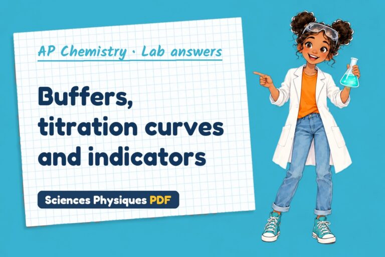Buffer solutions lab answers for AP Chemistry (free PDF download)