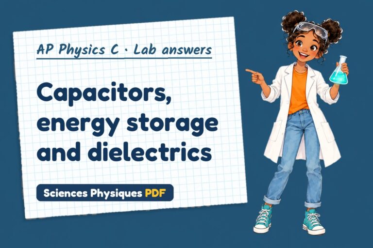 Capacitance lab answers for AP Physics C (free PDF download)