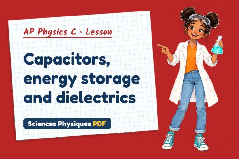 Capacitance notes and lesson for AP Physics C (free PDF download)
