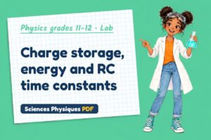 Charge storage, energy and RC time constants