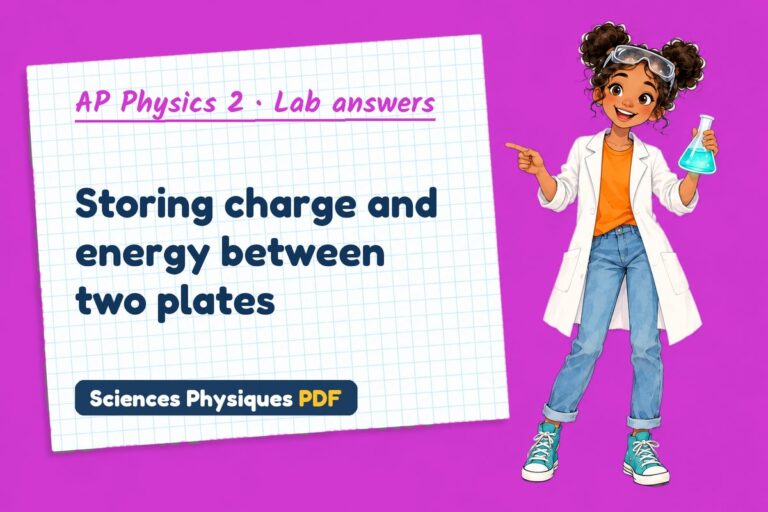 Capacitors lab answers for AP Physics 2 (free PDF download)