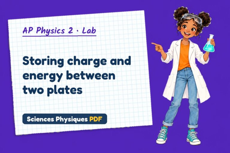 Capacitors lab for AP Physics 2: practical with sample results (free PDF download)