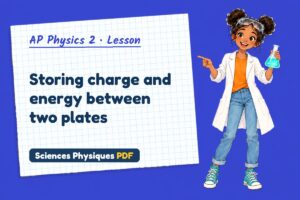 Storing charge and energy between two plates