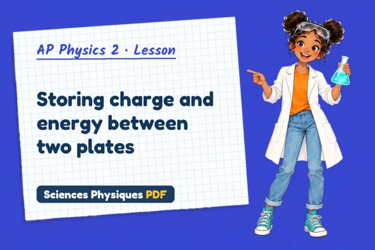 Capacitors notes and lesson for AP Physics 2 (free PDF download)