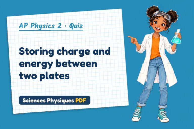 Capacitors quiz for AP Physics 2: 10 questions with answers