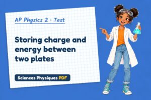 Storing charge and energy between two plates