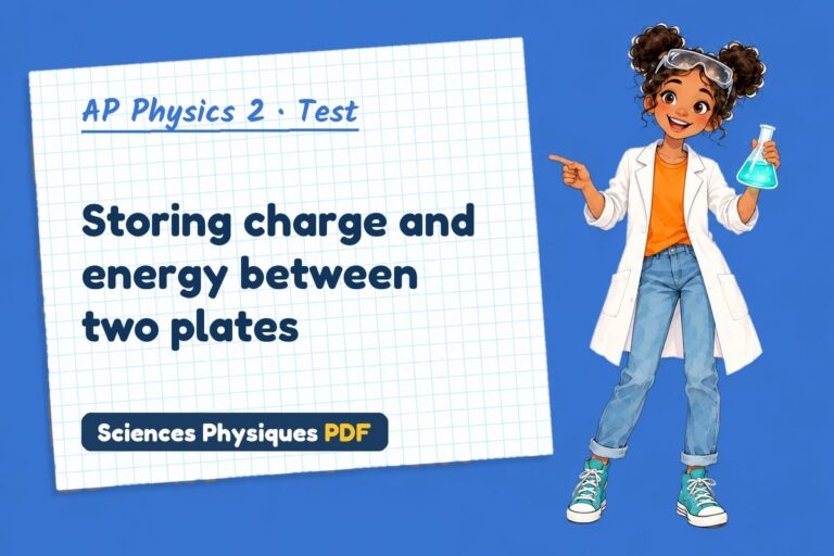 Capacitors test with answers for AP Physics 2 (free PDF download)