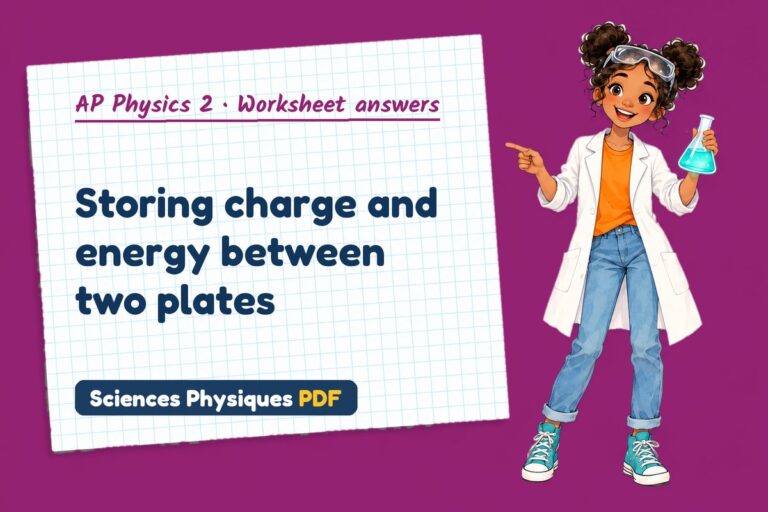Capacitors worksheet answers for AP Physics 2 (free PDF download)