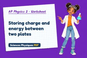 Storing charge and energy between two plates