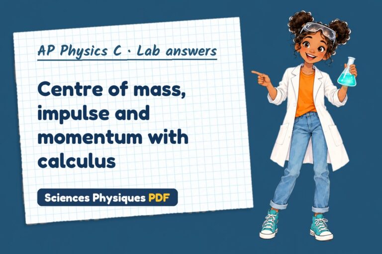 Centre of mass lab answers for AP Physics C (free PDF download)