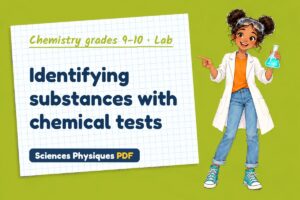 Identifying substances with chemical tests