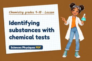 Identifying substances with chemical tests
