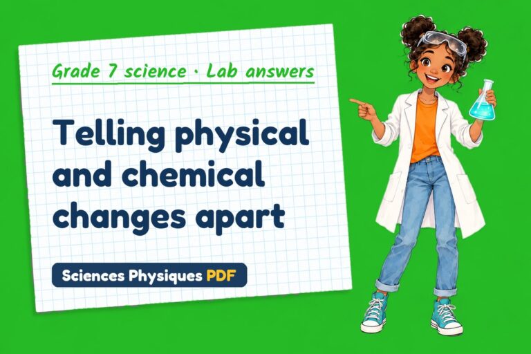 Chemical change lab answers for grade 7 science (free PDF download)