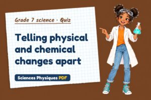 Telling physical and chemical changes apart