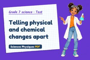 Telling physical and chemical changes apart