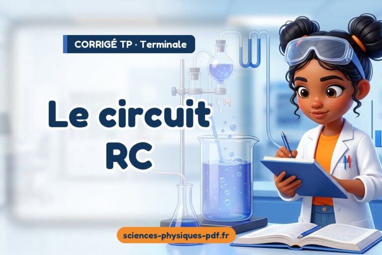 Le circuit RC : corrigé du TP de sciences physiques terminale – PDF gratuit à télécharger et imprimer