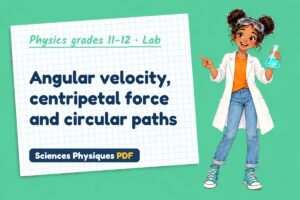 Angular velocity, centripetal force and circular paths