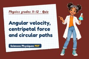Angular velocity, centripetal force and circular paths
