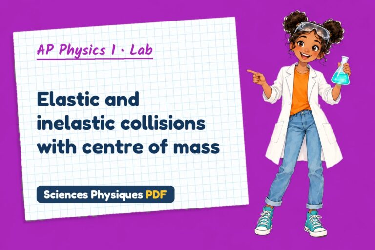 Collisions lab for AP Physics 1: practical with sample results (free PDF download)