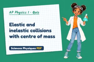 Elastic and inelastic collisions with centre of mass
